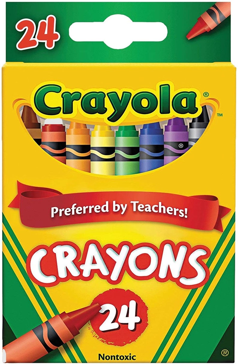 4 Packs Classic Colors 24 Count Box of Crayons Non-Toxic Color Coloring School Supplies 4 Packs Classic Colors 24 Count Box of Crayons Non-Toxic Color Coloring School Supplies