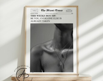 The Times: Be You, Everyone Else is Already Taken | Magazine Cover | Digital Download