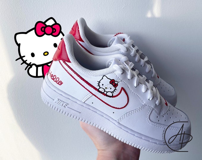 custom hello kitty air force 1