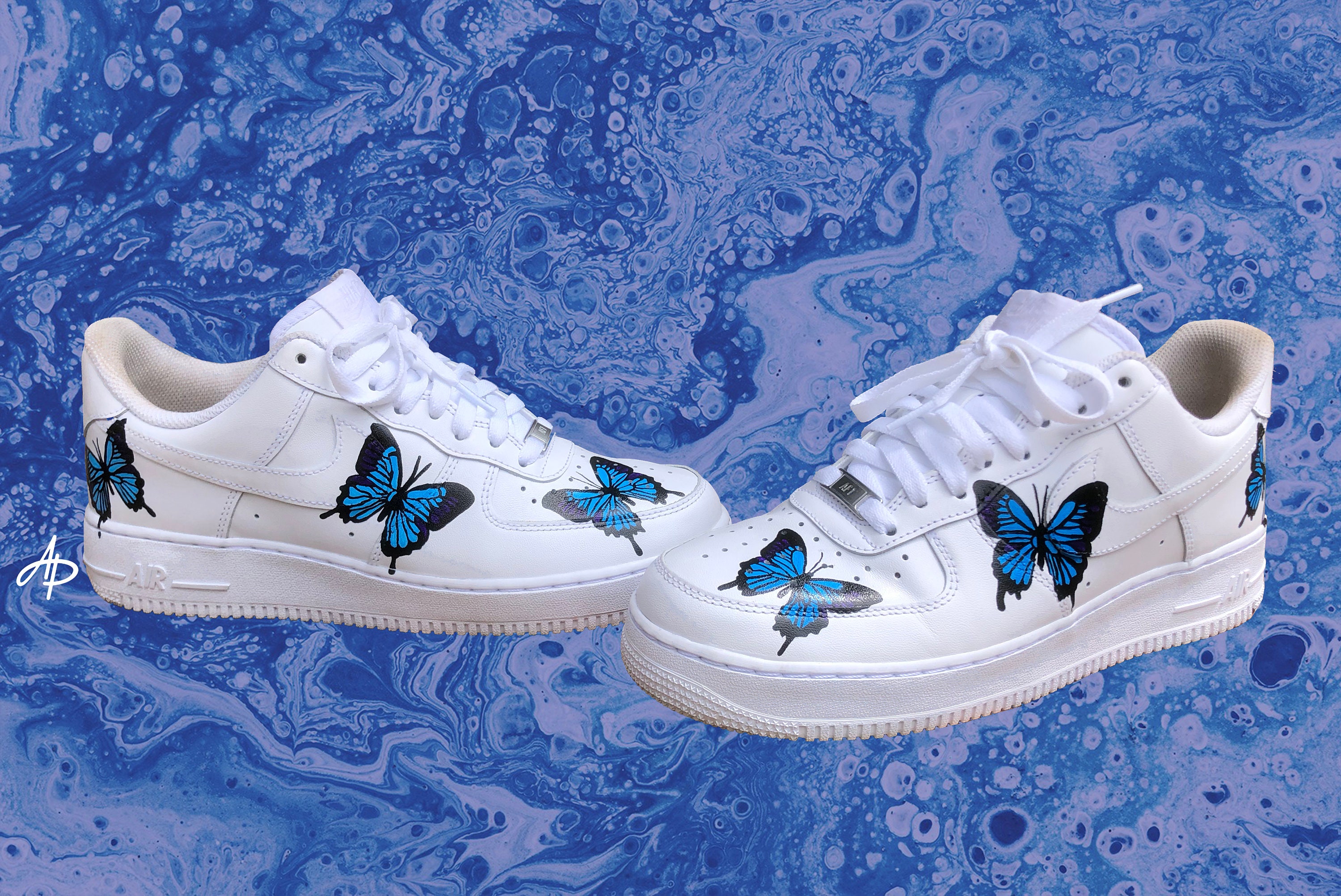 Custom Air Force 1 Butterfly Etsy
