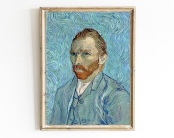 フィンセント・ファン・ゴッホの自画像（印刷可能）｜19世紀美術｜有名