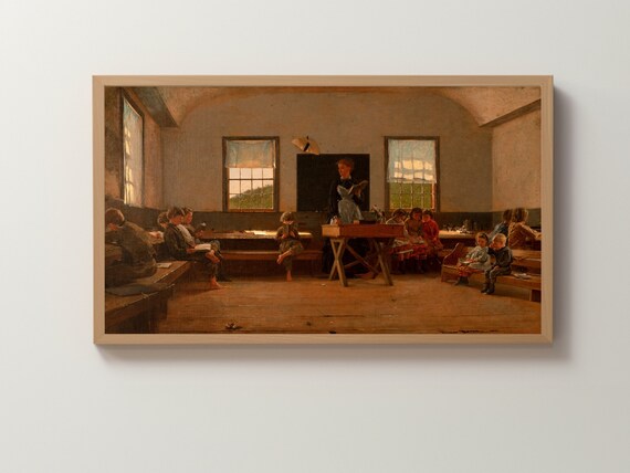The Country School by Winslow Homer Samsung Frame TV Art