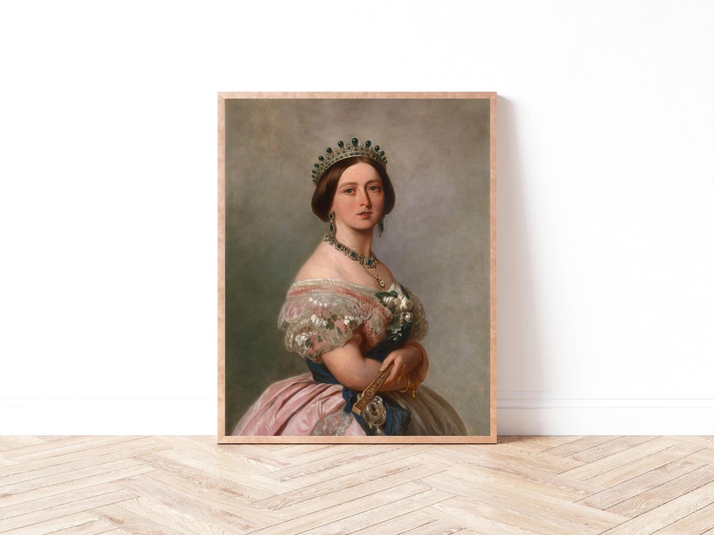 ジョージ・コーバーヴァイン作「ヴィクトリア女王」の印刷可能画像