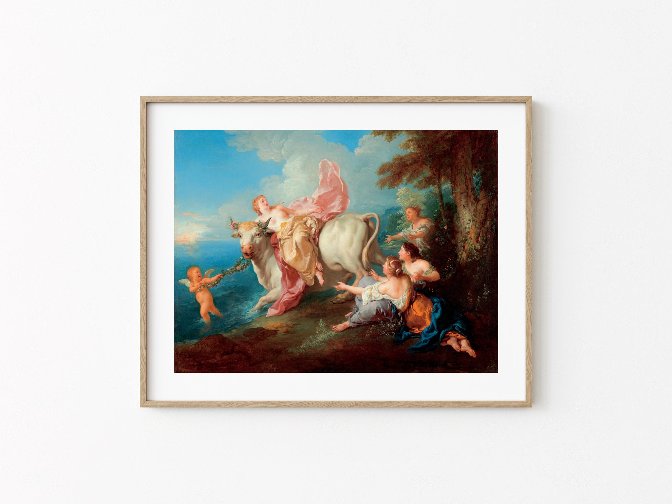 ジャン・フランソワ・ド・トロイ作「エウロペの誘拐」印刷可能