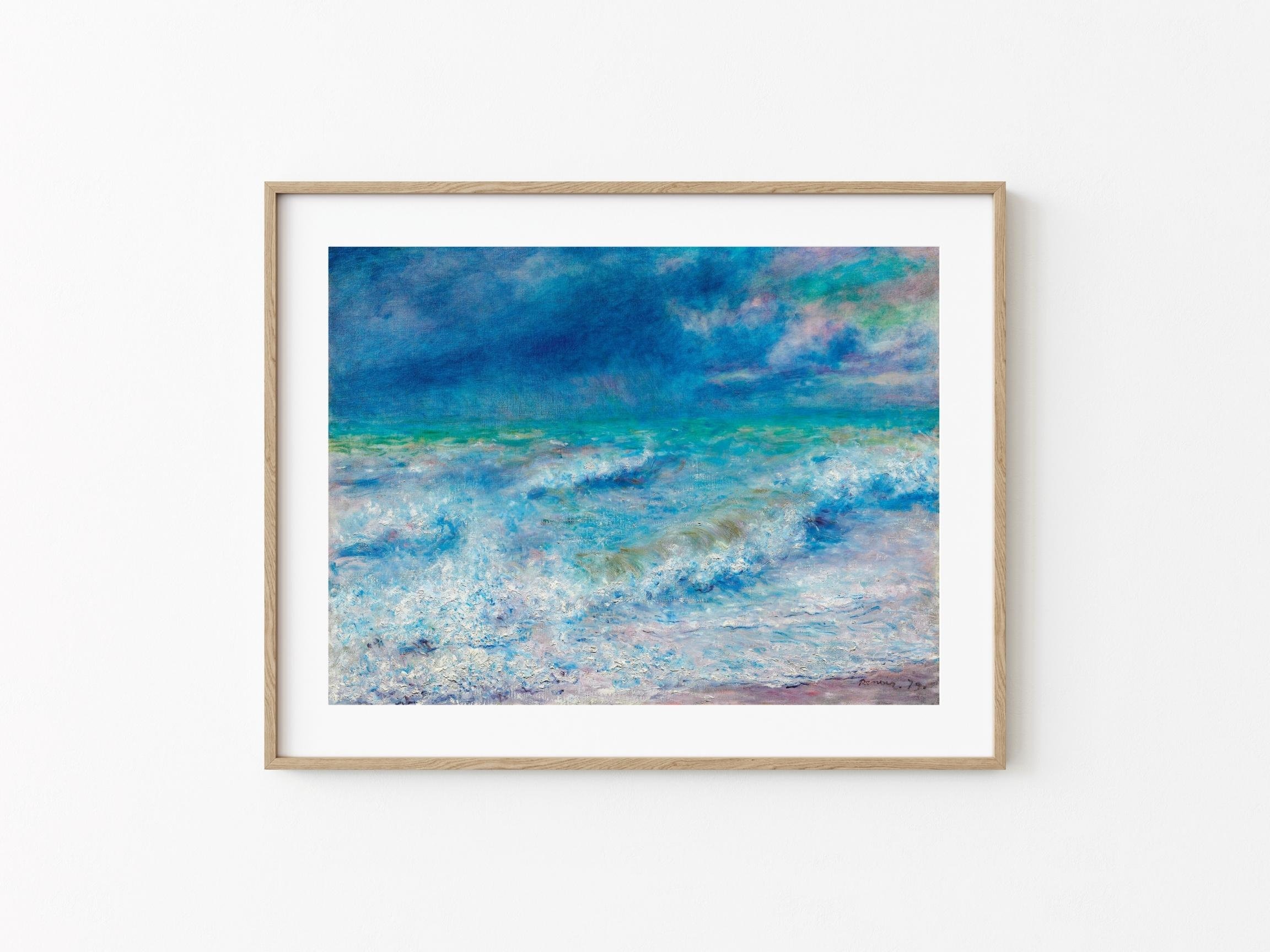 ピエール＝オーギュスト・ルノワール - 海景プリント | 海辺の風景画