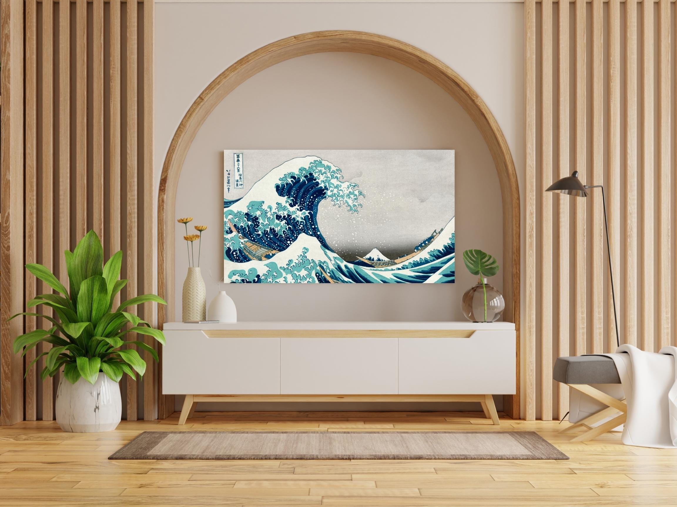 The Great Wave off Kanagawa Samsung Frame TV Art, Ukiyo-e Art