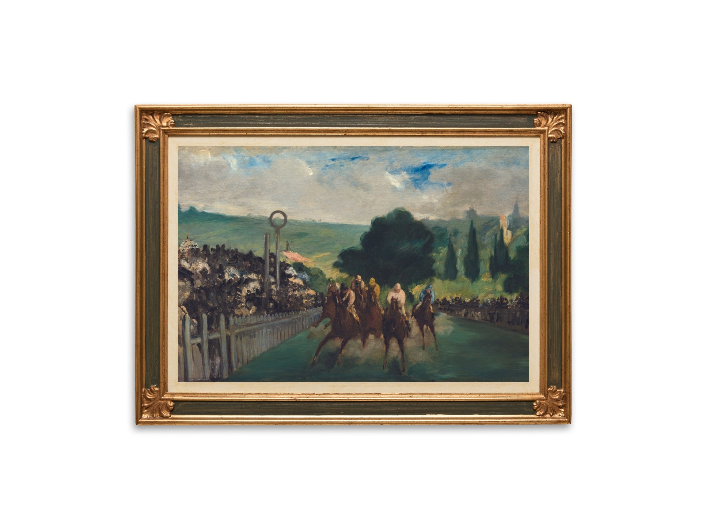ロンシャン競馬場 絵画 魅せられし河 ロンシャン競馬場