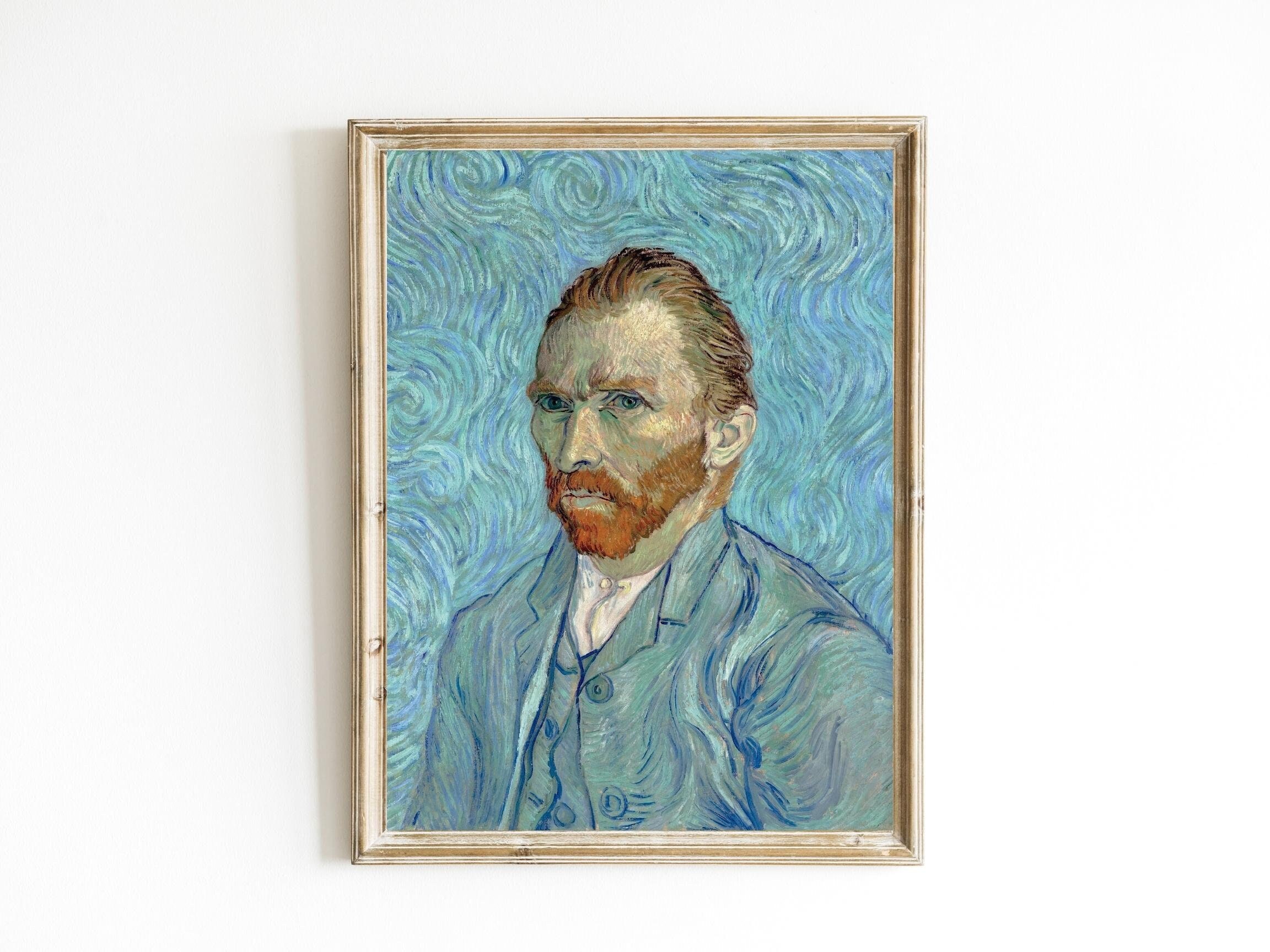 フィンセント・ファン・ゴッホの自画像（印刷可能）｜19世紀美術｜有名