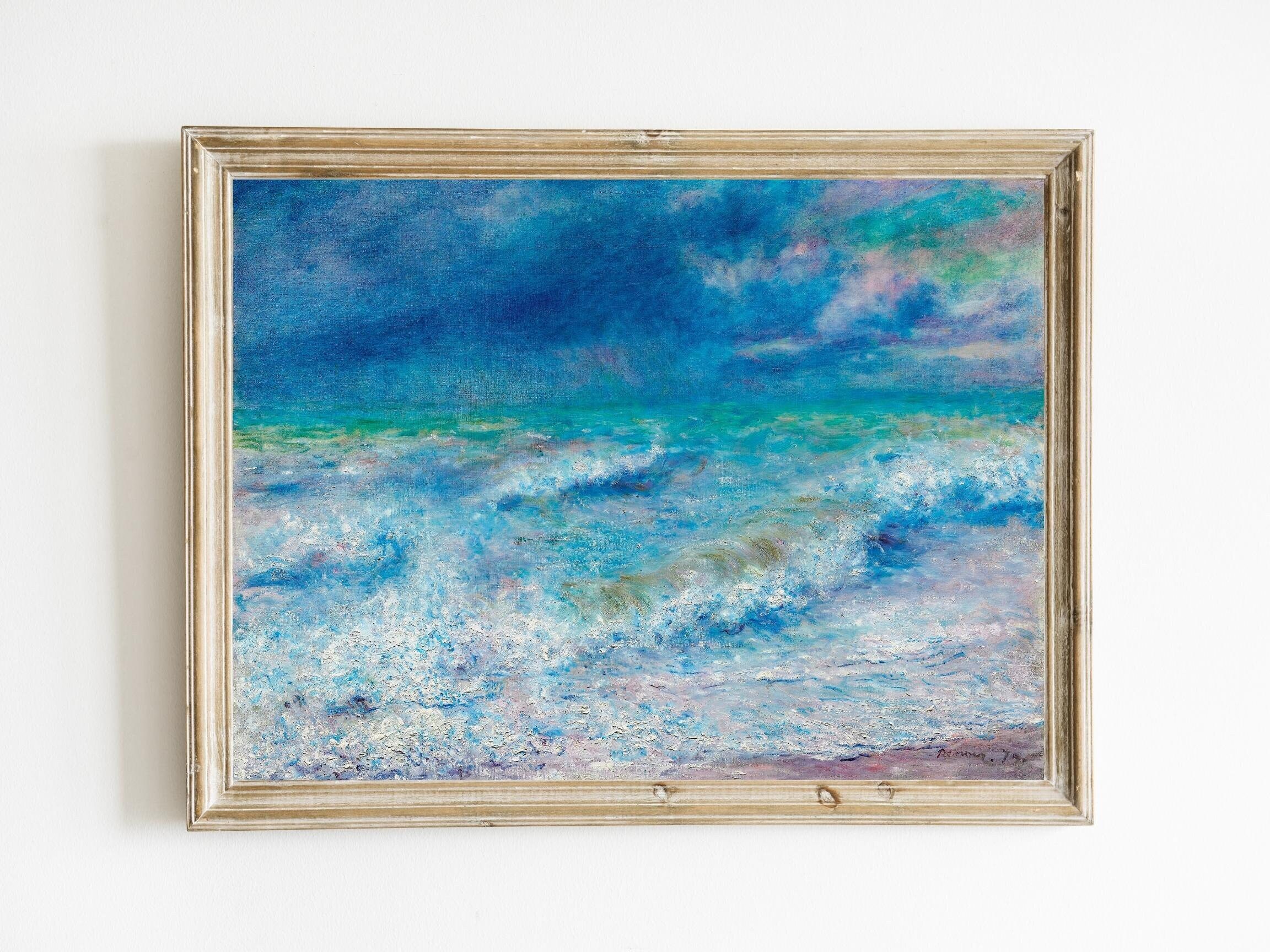 ピエール＝オーギュスト・ルノワール - 海景プリント | 海辺の風景画