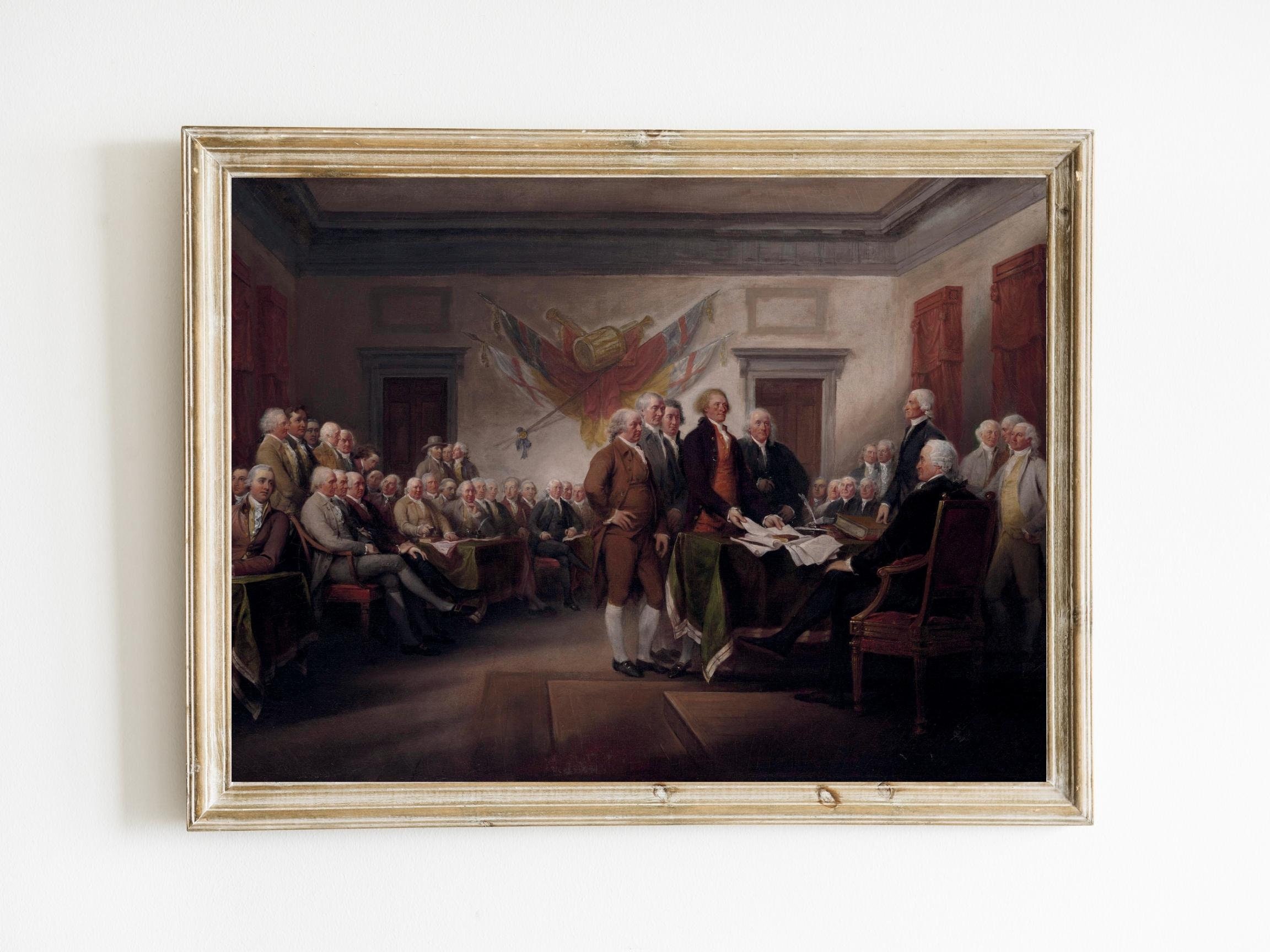 The Declaration of Independence by John Trumbull Printable | US ...