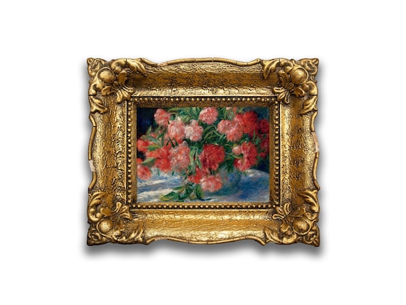 ルノワール　印象派 花瓶の花 　絵画 Renoir　額装 非売品ＨＣ 50/17 ルノワール 印象派 花瓶の花 絵画 Renoir 額装 非売品HC 50/17