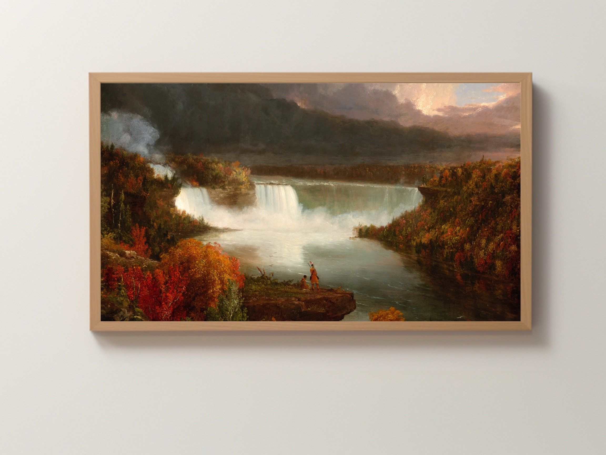 Samsung Frame TV Art | Thomas Cole Distant View of Niagara Falls