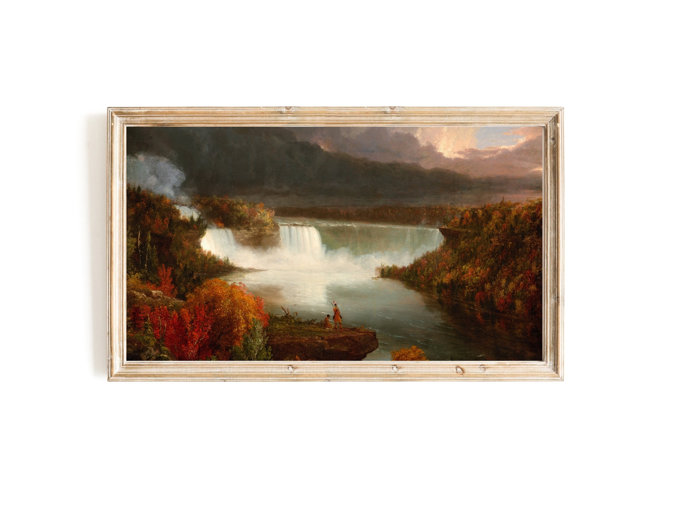 Samsung Frame TV Art | Thomas Cole Distant View of Niagara Falls