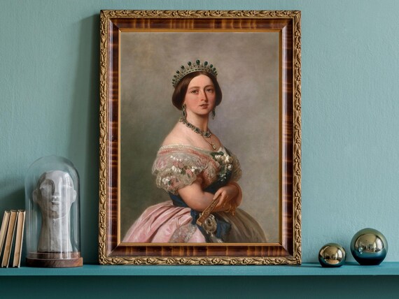 ジョージ・コーバーヴァイン作「ヴィクトリア女王」の印刷可能画像