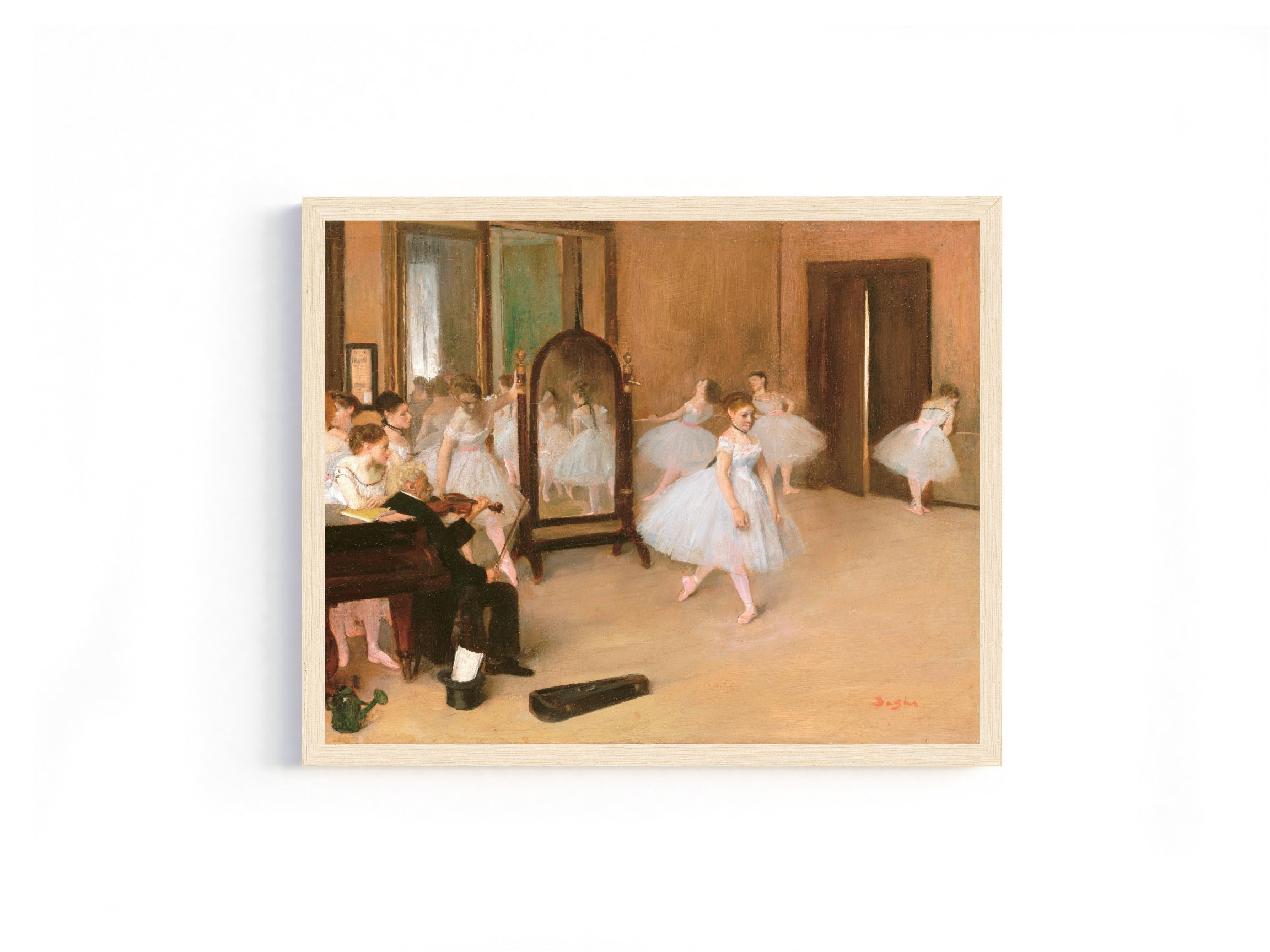 【希少】　『ダンス教室』　『ダンスクラス』　アーティスト：エドガー・ドガ　バレエ 希少】 『ダンス教室』 『ダンスクラス』 アーティスト