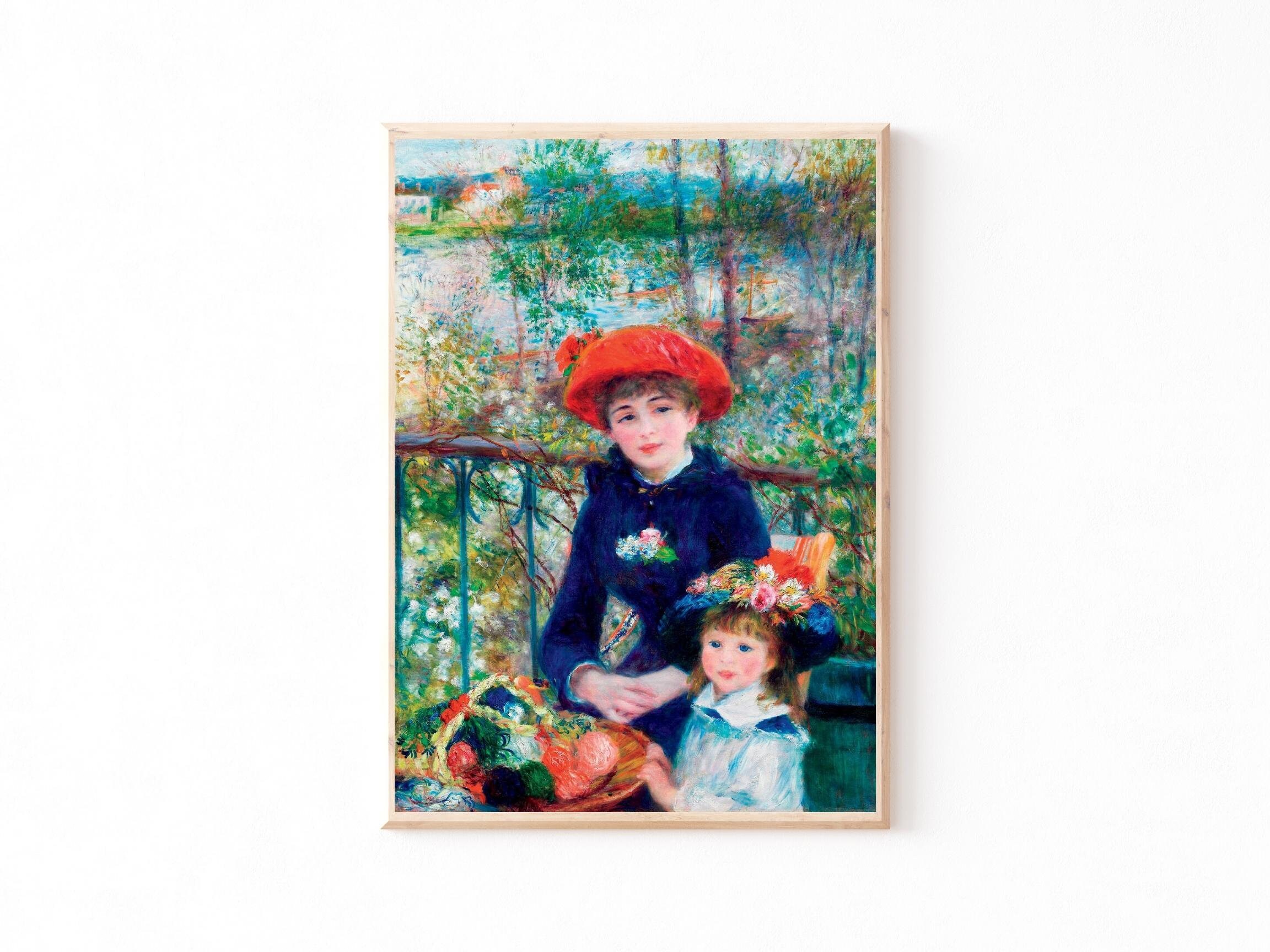 ピエール＝オーギュスト・ルノワール　二人の少女 二人の姉妹 ルノワール