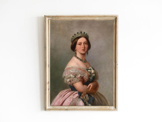 ジョージ・コーバーヴァイン作「ヴィクトリア女王」の印刷可能画像