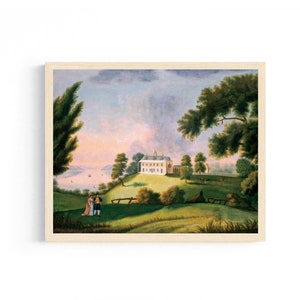 Mount Vernon by George Ropes Printable | George Washington | Vintage ...