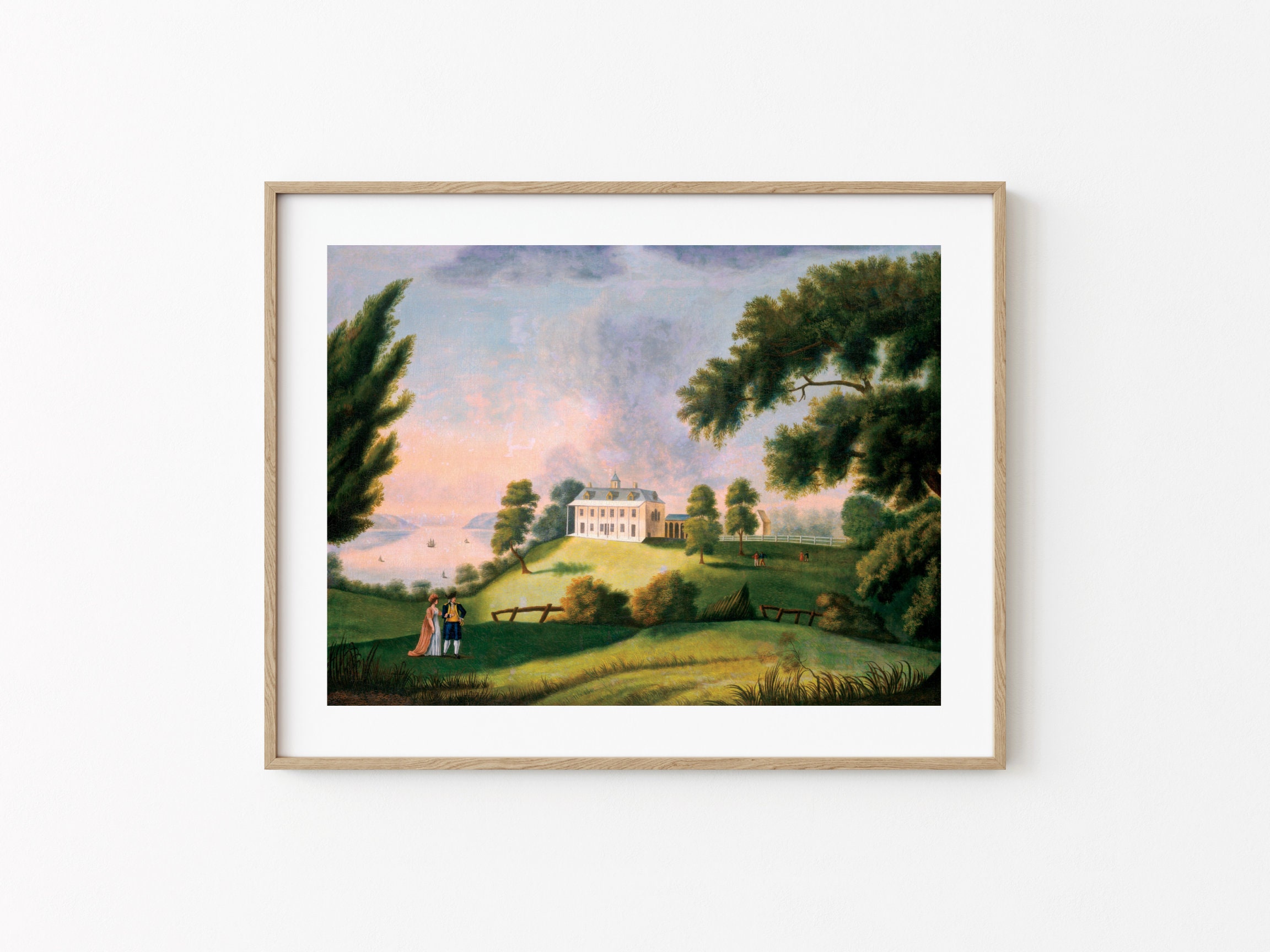 Mount Vernon by George Ropes Printable | George Washington | Vintage ...