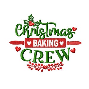 Christmas Baking Crew 11123 Embroidery Design