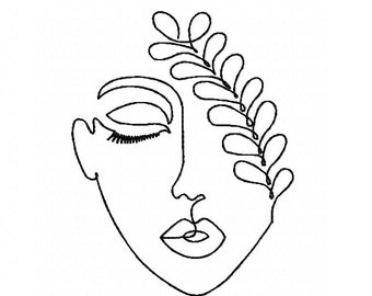 Embroidery Drawing Etsy