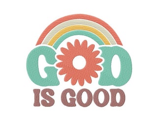 God is good embroidery design Religious - 5 sizes