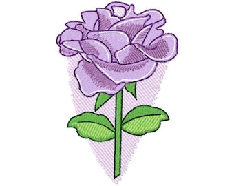 Peone embroidery design - 5 sizes Instant Download