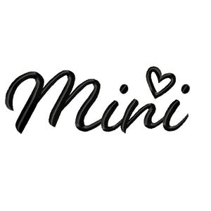 Mini- embroidery design 5 sizes Instant Download