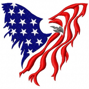 USA eagle america embroidery design   - 5 sizes Instant Download