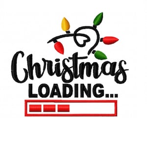 Christmas  embroidery design -4 sizes Instant Download
