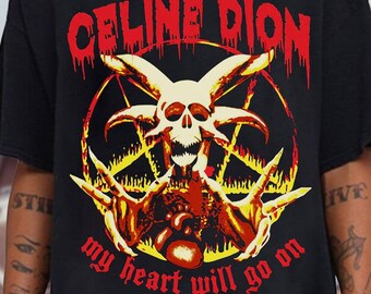 celine dion metal shirt original