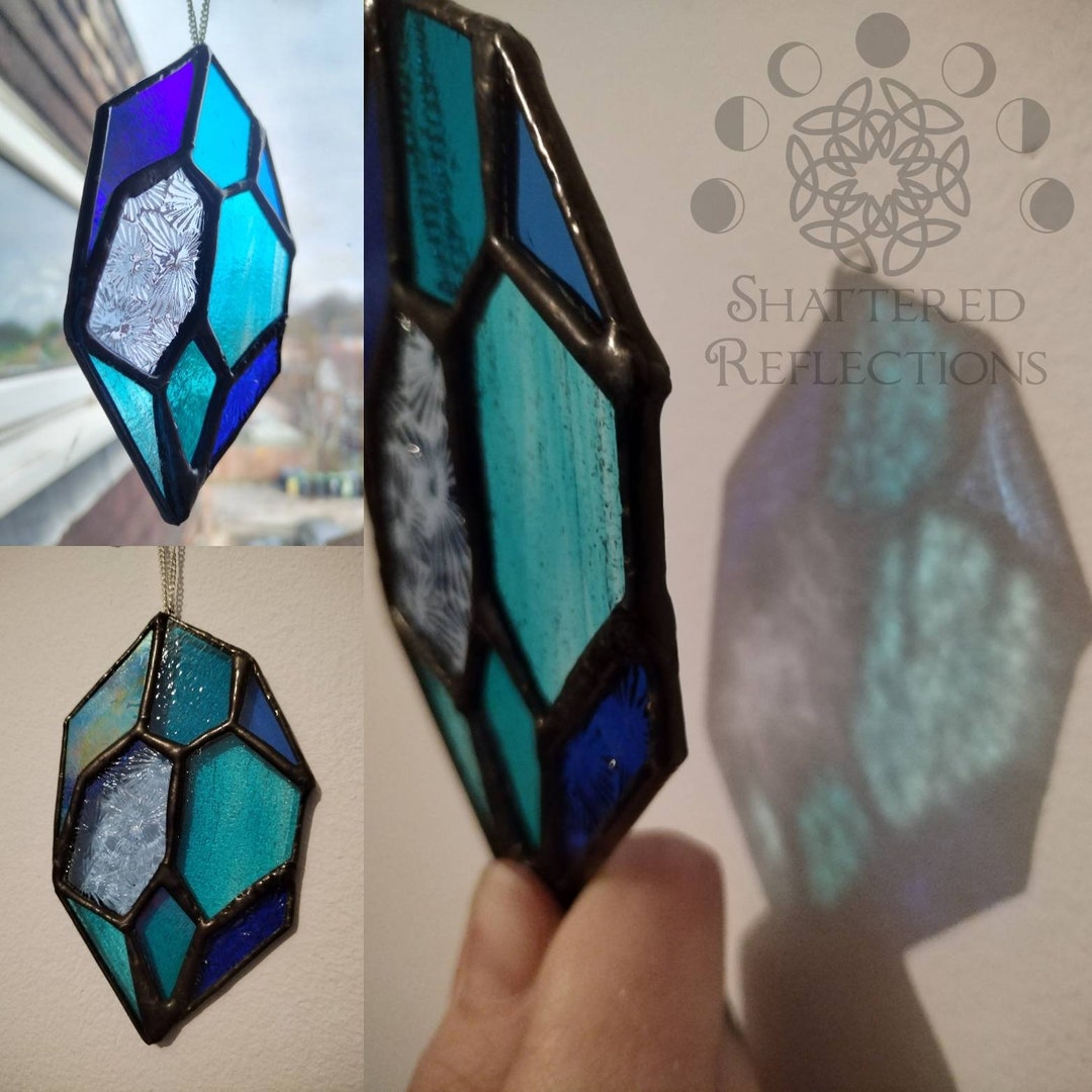 Stained Glass Gems, Crystals, Suncatchers, Home Decor, Gift, Unique