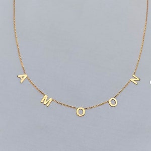 925 silver name necklace for women