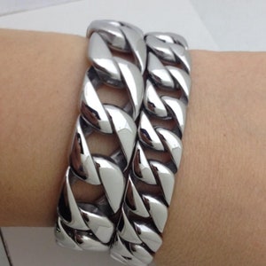 Black money and love woman stainless steel bracelet