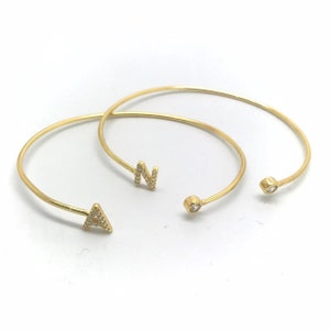 925 silver Women's bracelet with letters