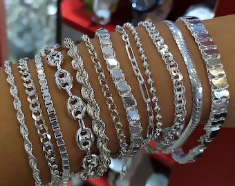 Bracciale codice Morse in argento sterling 925, bracciale codice Morse per coppie, bracciale personalizzato, regalo per la migliore amica, messaggio segreto - Italia