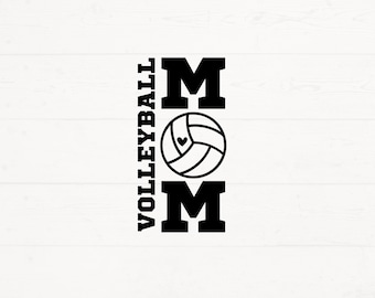 Volley-ball maman Svg, volley-ball maman Png, conception de chemise volley-ball maman, volley-ball maman téléchargement numérique