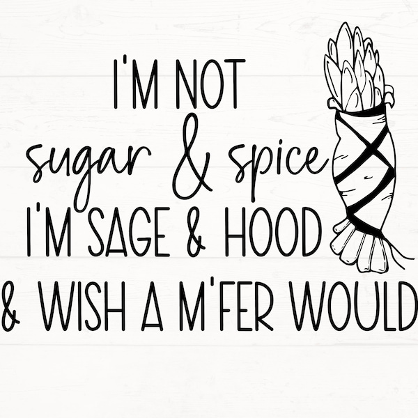 Sage Hood and Wish Svg Etsy