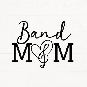 Band Mom SVG, Band Mom PNG, Band Mom Shirt Design, Marching Band Mom svg, high school band png