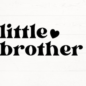 Lil Brother SVG, Little Brother PNG, Brother Shirt Svg, lil bro Svg, Conception de chemise de nouveau frère, Tout-petit SVG, Conception de chemise pour enfants