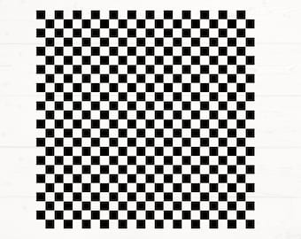 Checkered Pattern SVG, Checkered Pattern PNG, Checkerboard Svg, Checkered Design for Cutting Machine, Instant download