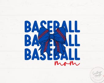Baseball Mom Svg, Baseball Mom Shirt Design, Baseball Coquette SVG, Baseball Mom Bow Png