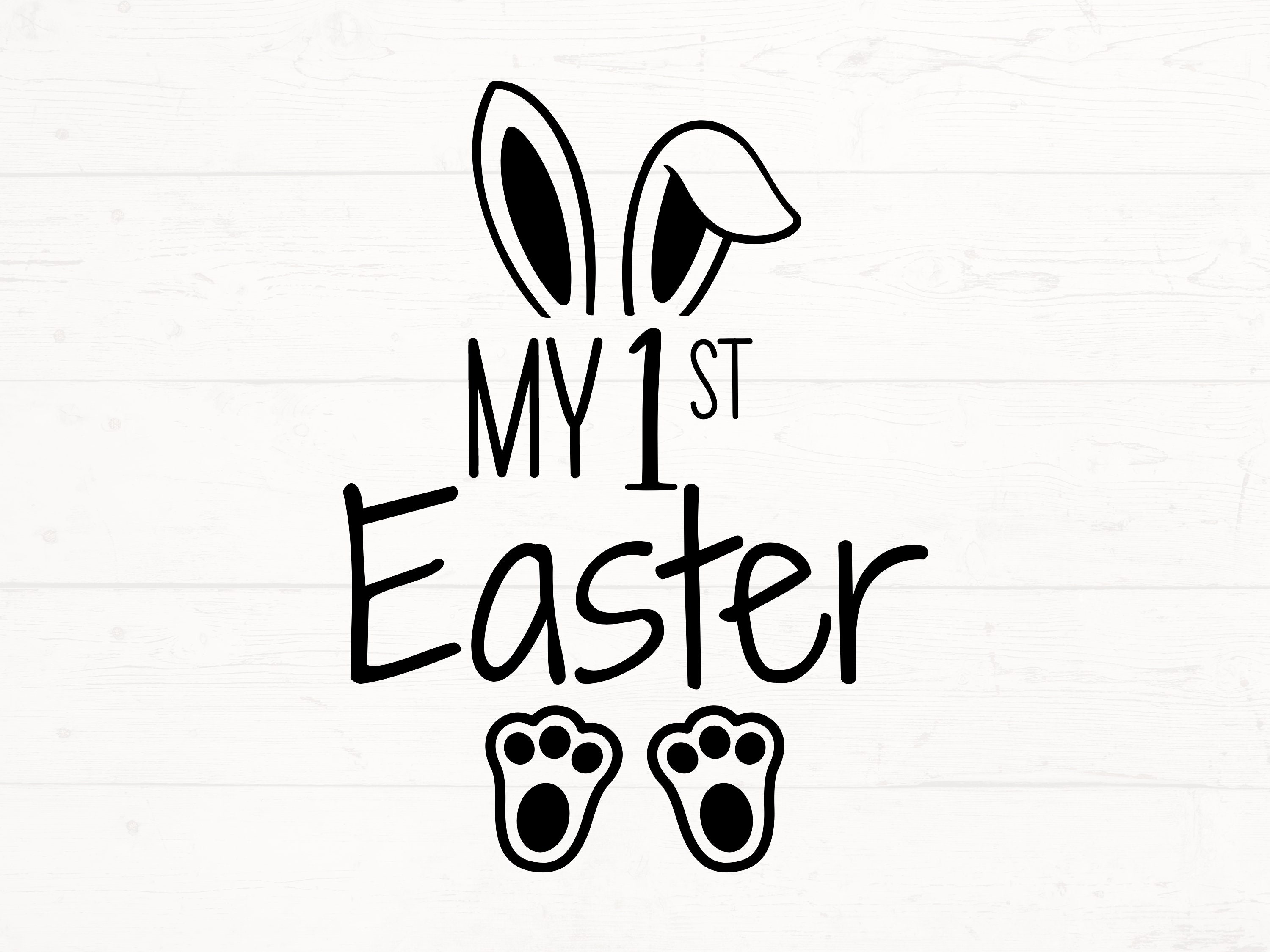 My 1st Easter SVG, First Easter PNG Happy Easter Svg Png, Easter Design ...
