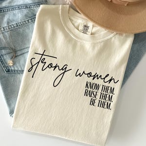 Sterke vrouwen kennen ze Raise Them Be Them SVG, positief leven svg, Positive Mind Vibes Life PNG, motiverend gesneden bestand, motiverend ontwerp