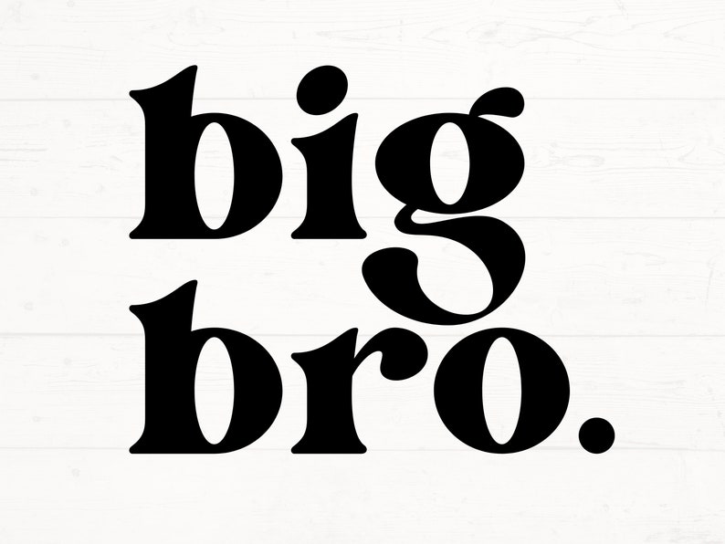 Big Bro SVG, Big Bro PNG, Brother Shirt Svg, Promoted to Big Brother Svg, New Sibling Shirt design, Toddler SVG, Kid Shirt Design image 1