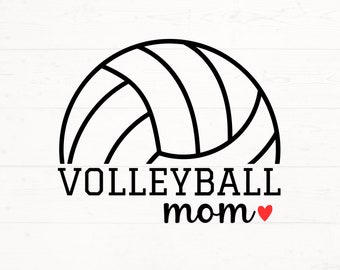 Volleyball Mom Svg, Volleyball Mom Png, Volleyball Mom Shirt Design, Volleyball Mom Digital Download
