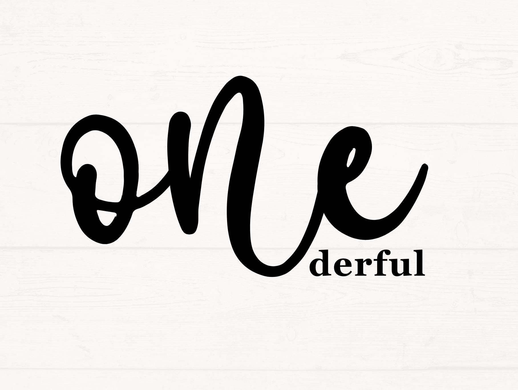 ONEderful SVG, Onederful PNG, One Birthday Svg, First Birthday Svg Boy, 1st Birthday Svg, One Year Old Svg
