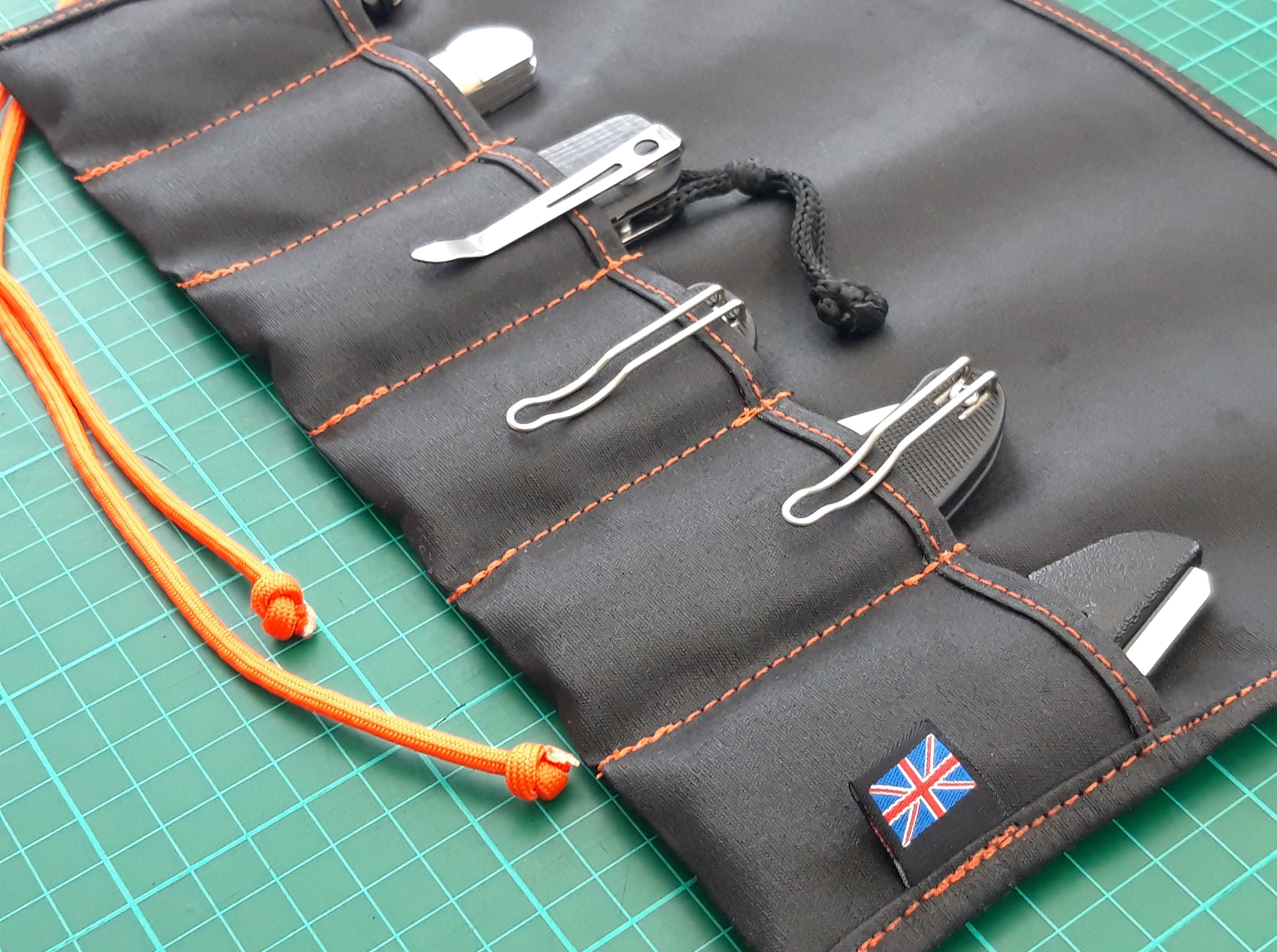 Waxed Canvas Knife Roll. EDC Storage. Tool Roll. Ideal for Etsy