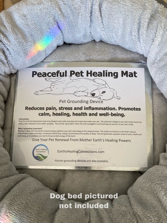 Peaceful Pet Healing Mat Pet Grounding Device Etsy
