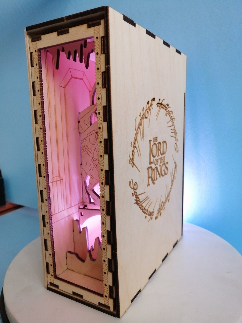 Lord of the Rings Book Nook/ Lord of the Rings Shelf Insert/ Etsy